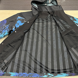 Chaqueta estampada a todo color de alta dificultad – Servicio de personalización completo