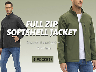 Chaqueta softshell para hombre: impermeable, transpirable y personalizable.