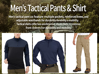 Pantalones tácticos vs. camisetas tácticas: ¿Cómo elegir la opción correcta para tu línea de productos para actividades al aire libre?